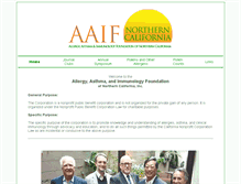 Tablet Screenshot of aaifnc.org
